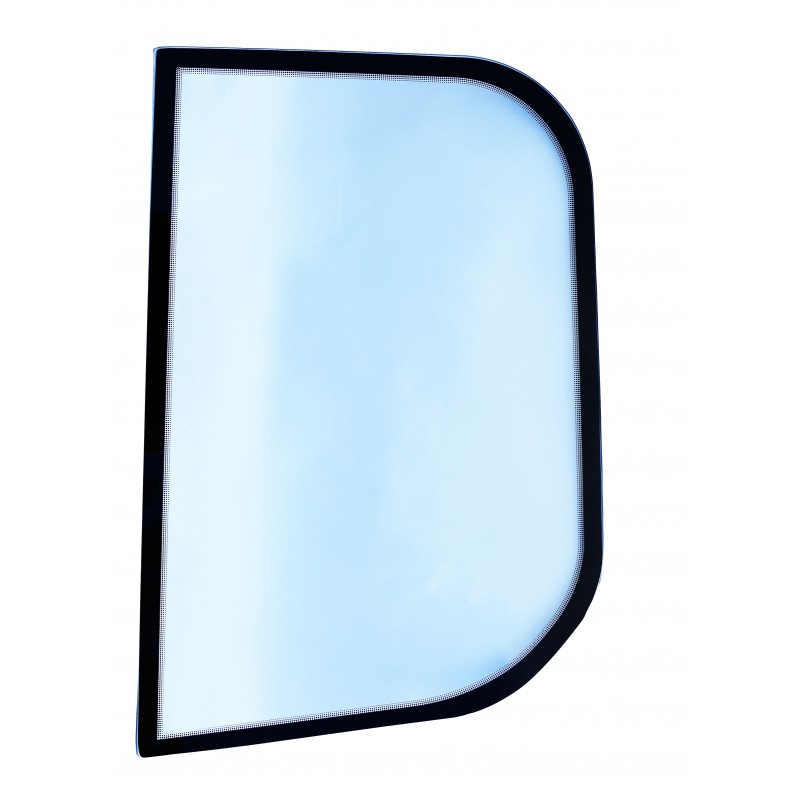 БОКОВОЕ СТЕКЛО ЗА ДВЕРЬЮ ЛЕВАЯ СТОРОНА ТРАФАРЕТНАЯ ПЕЧАТЬ МИНИ-ЭКСКАВАТОР CAT 301.6 302.5 C 2490191