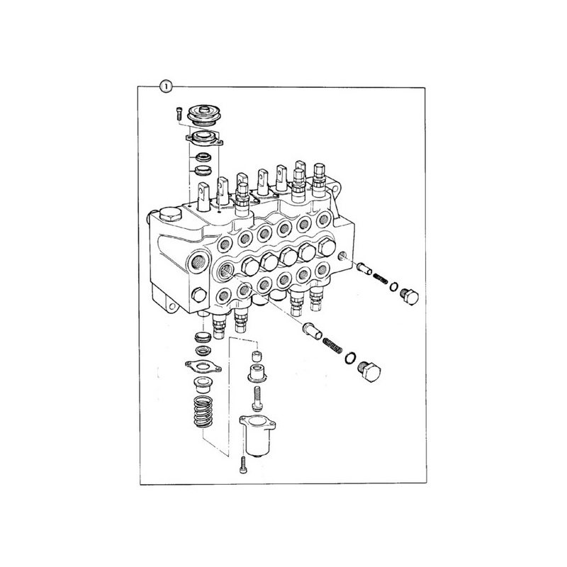 Valve excavator sideshift suitable for JCB 3CX 4CX
