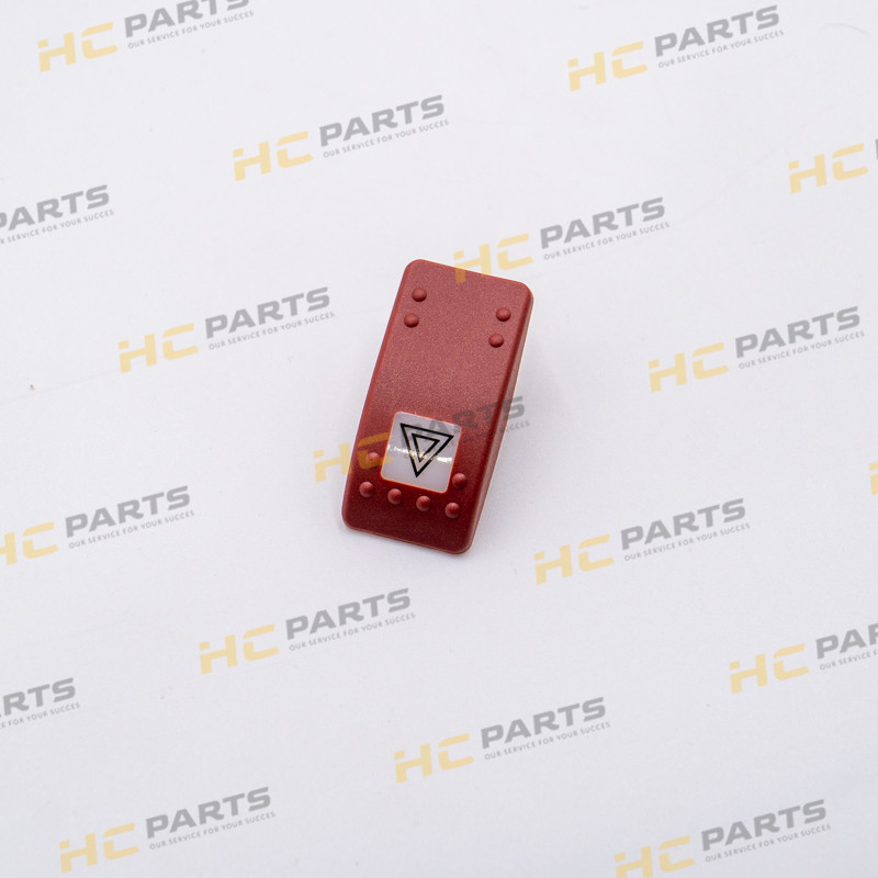JCB Overlay for hazard light button