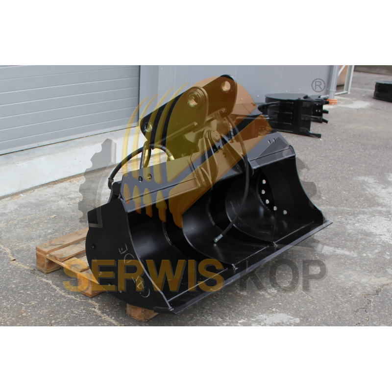 Hydraulic grading bucket 150cm suitable for CAT 428D 428E 428F 432E - COBRA