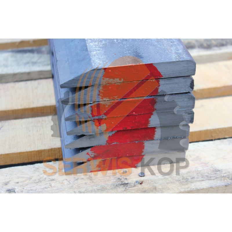 Toeplate suitable for CAT 2406x150x20 - HB400 screw holes