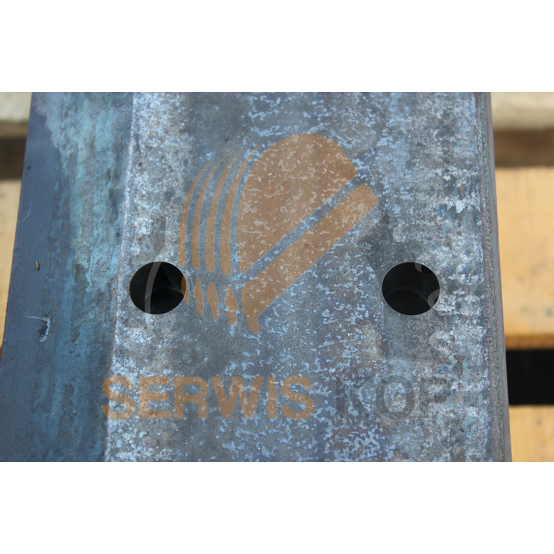 Toeplate suitable for CAT 2406x150x20 - HB400 screw holes