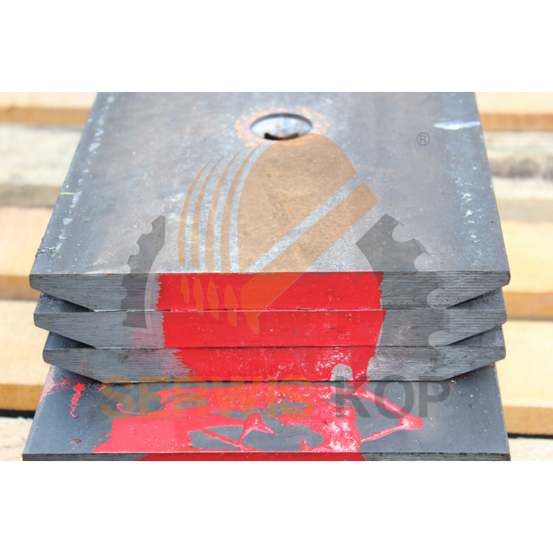 Toeplate / bolt 2406x203x19 suitable for CAT