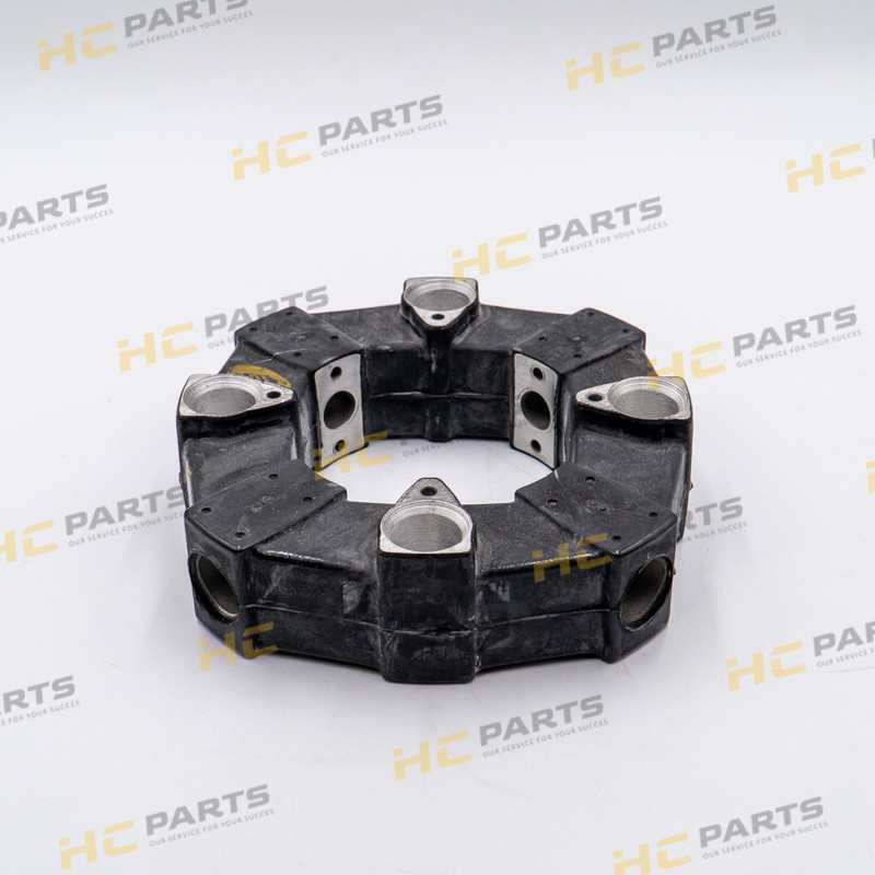 JCB Pump coupling - rubber and bolts - JS CENTA