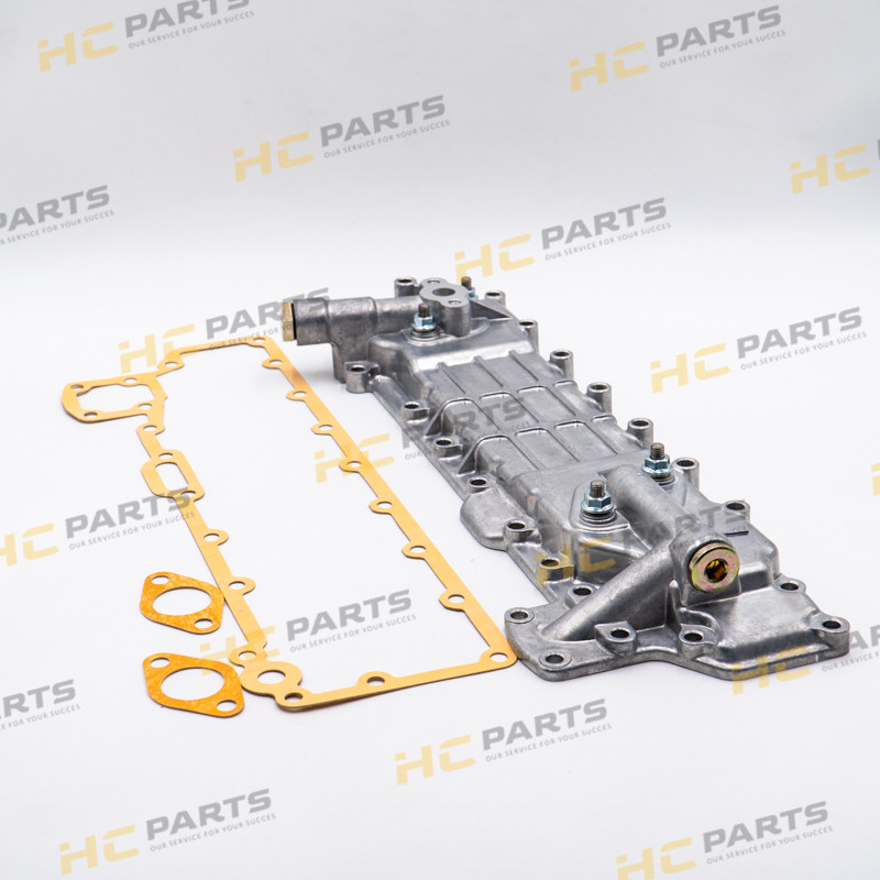 JCB Engine oil cooler with housing ISUZU 4BG1 Tier 1 - JS