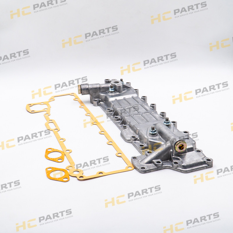 JCB Engine oil cooler with housing ISUZU 4BG1 Tier 1 - JS