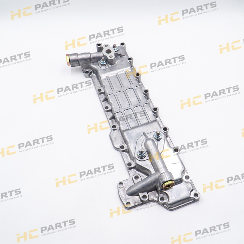 JCB Engine oil cooler with housing ISUZU 4BG1 Tier 1 - JS