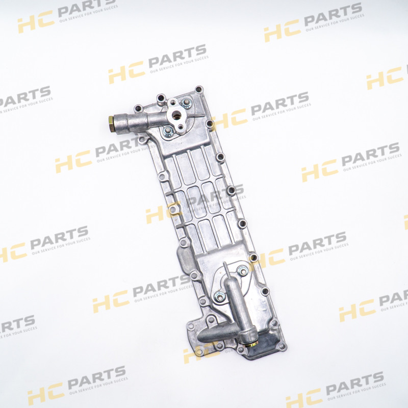 JCB Engine oil cooler with housing ISUZU 4BG1 Tier 1 - JS