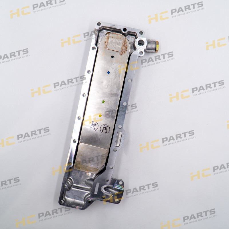 JCB Engine oil cooler with housing ISUZU 4BG1 Tier 1 - JS