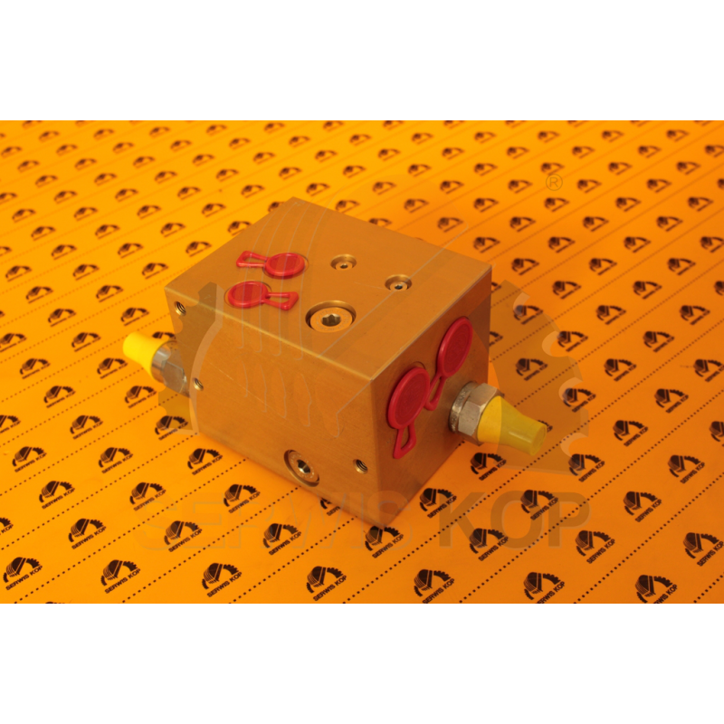 Valve block suitable for JCB sweeper