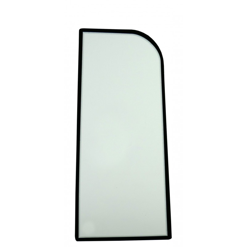 БОКОВОЕ СТЕКЛО ЗА ДВЕРЬЮ ЛЕВАЯ СТОРОНА ШЕЛКОГРАФИЯ ТЕЛЕСКОПИЧЕСКИЙ ПОГРУЗЧИК JCB 520.55 827/30518