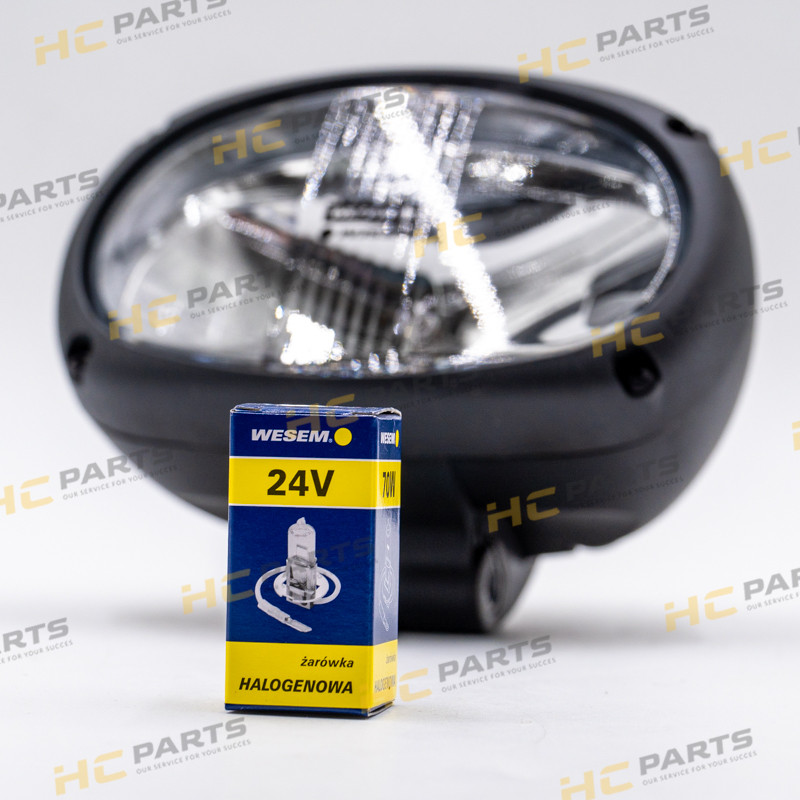 JCB Work light oval 24V DT H3 - JS WESEM