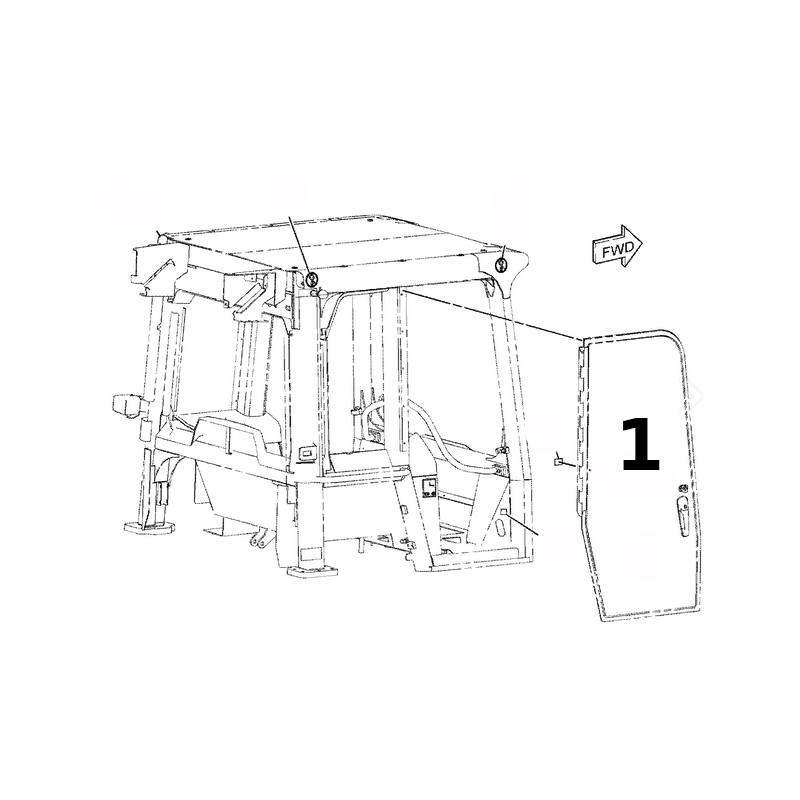 СТЕКЛО ДВЕРИ ПРАВАЯ СТОРОНА ШЕЛКОГРАФИЯ CAT 963D ГУСЕНИЧНЫЙ ПОГРУЗЧИК 2528297