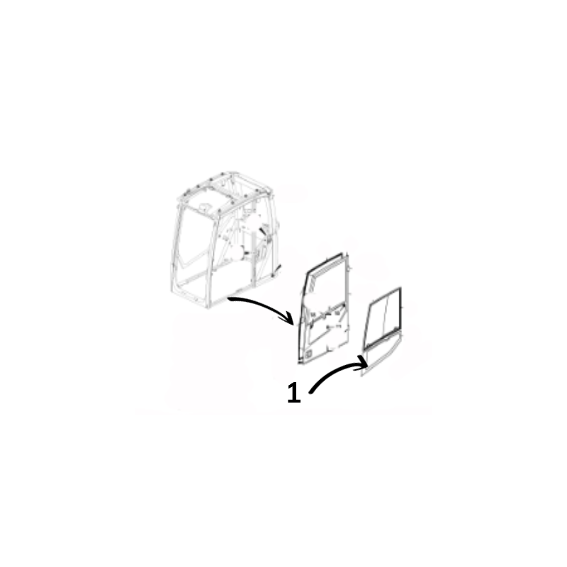 КОЛЕСО/ГУСЕНИЧНЫЙ ЭКСКАВАТОР VOLVO EW180E EC180E 14657625 ПЕЧАТАНИЯ ШЕЛКОВОЙ ШИРМЫ СТЕКЛА ДВЕРИ НИЖНЕЕ