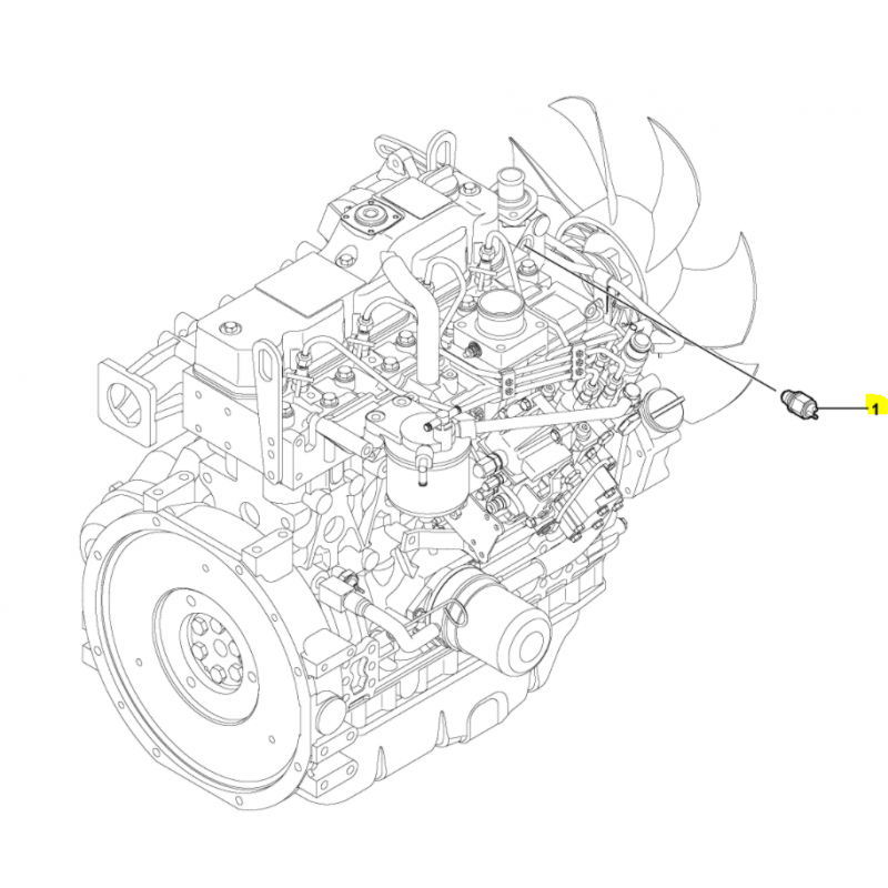 ДАТЧИК ТЕМПЕРАТУРЫ ДВИГАТЕЛЯ МИНИ ЭКСКАВАТОР VOLVO