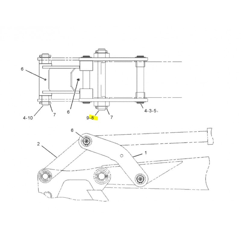 ЗАДНИЙ КОВШ CAT ЭКСКАВАТОР-ПОГРУЗЧИК СЕРИИ B C D SHORT