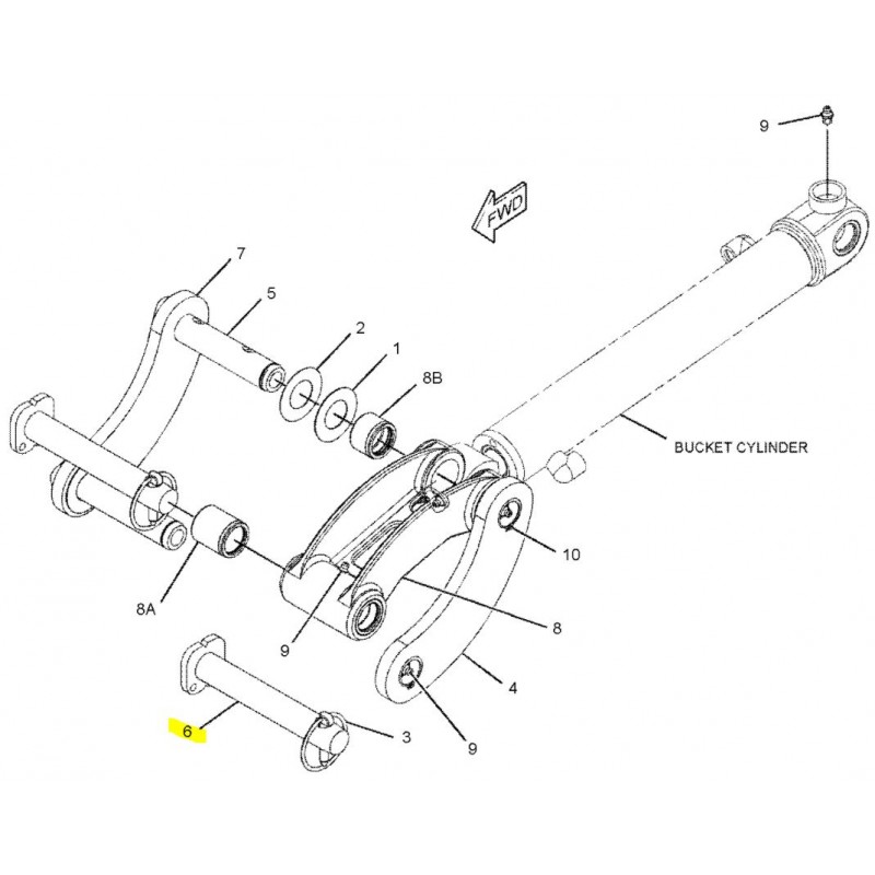 CAT PIN ЗАДНЕГО КОВША MINKOPARK CVA