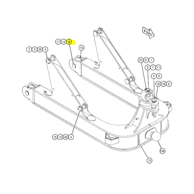 ПЛУГ CAT БУЛЬДОЗЕР D5M 180X76 ММ CVA