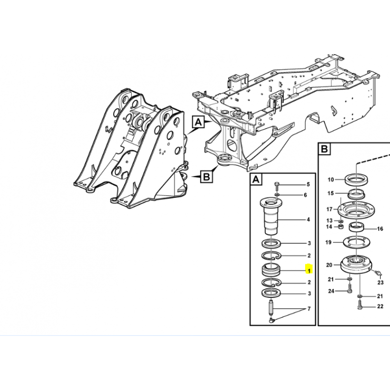 САМОУСТАНАВЛИВАЮЩИЙСЯ ПОДШИПНИК VOLVO ПОГРУЗЧИК