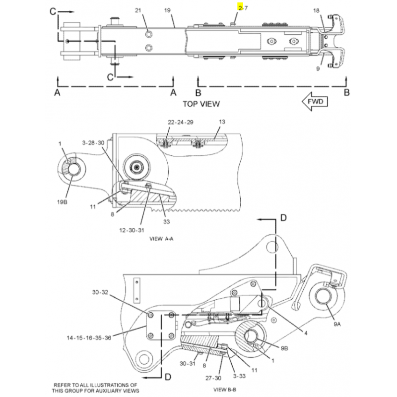 ПРЕДОХРАНИТЕЛЬНЫЙ ШТИФТ CAT ЭКСКАВАТОР-ПОГРУЗЧИК