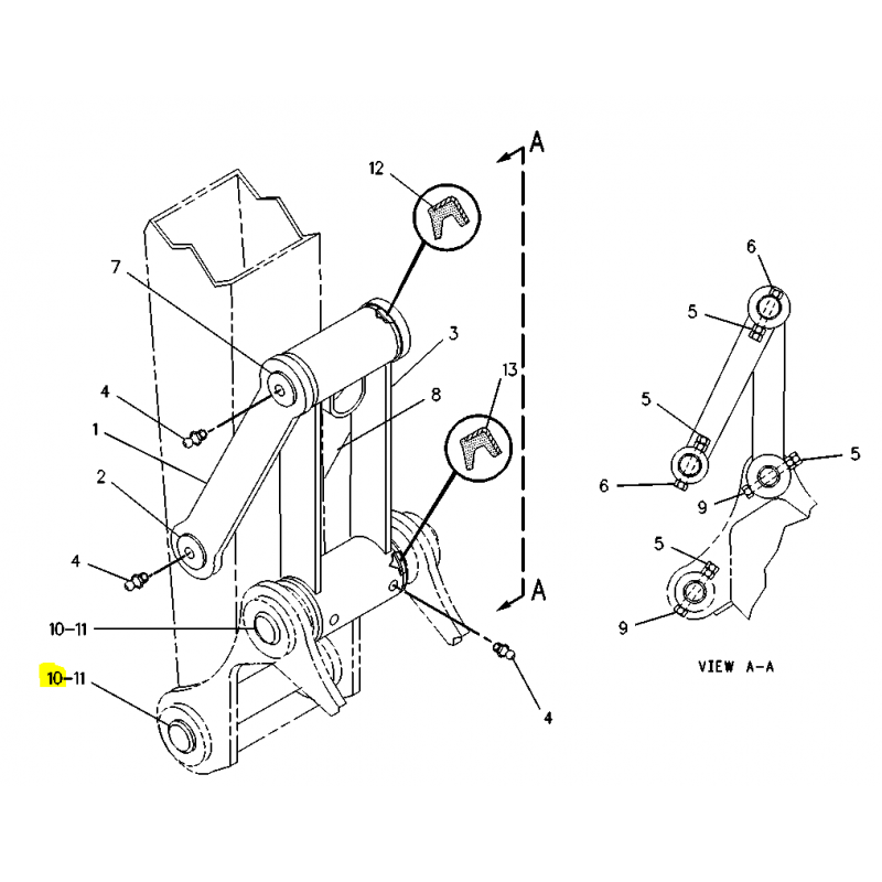 CAT КОВШОВЫЙ ШТИФТ ГУСЕНИЧНЫЙ ЭКСКАВАТОР