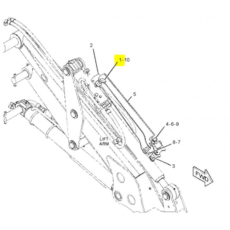 ПРЕДОХРАНИТЕЛЬНЫЙ ШТИФТ ПЕРЕДНЕГО КОВША CAT ЭКСКАВАТОР-ПОГРУЗЧИК