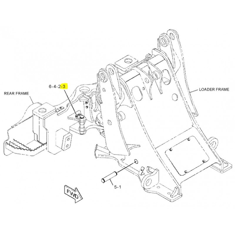 Штифт-фиксатор торсионного привода 906H CAT