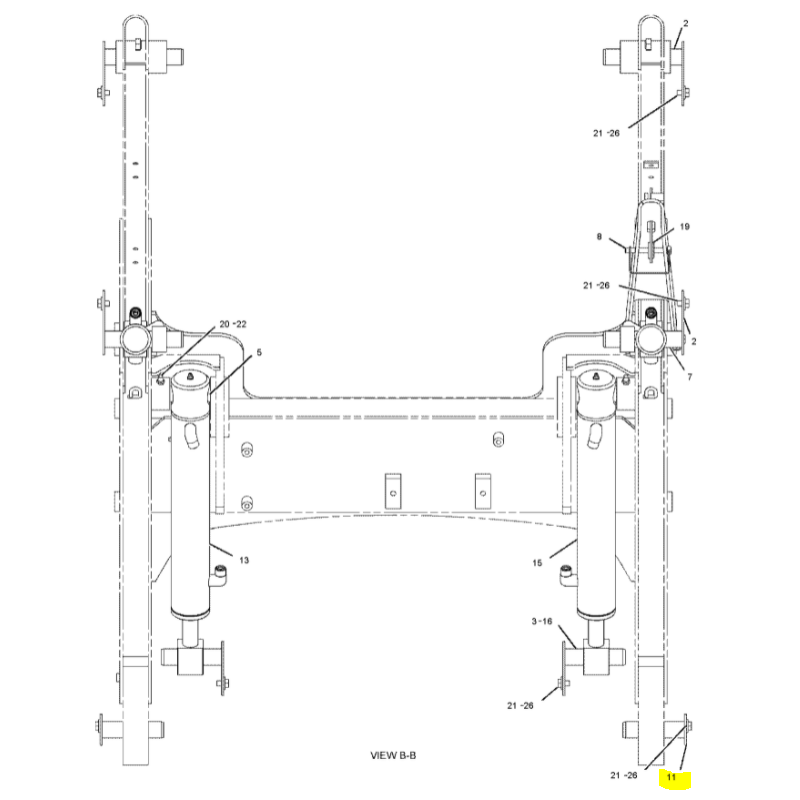 ЗАЖИМНОЙ ШТИФТ ДЛЯ МИНИ-ПОГРУЗЧИКА CAT