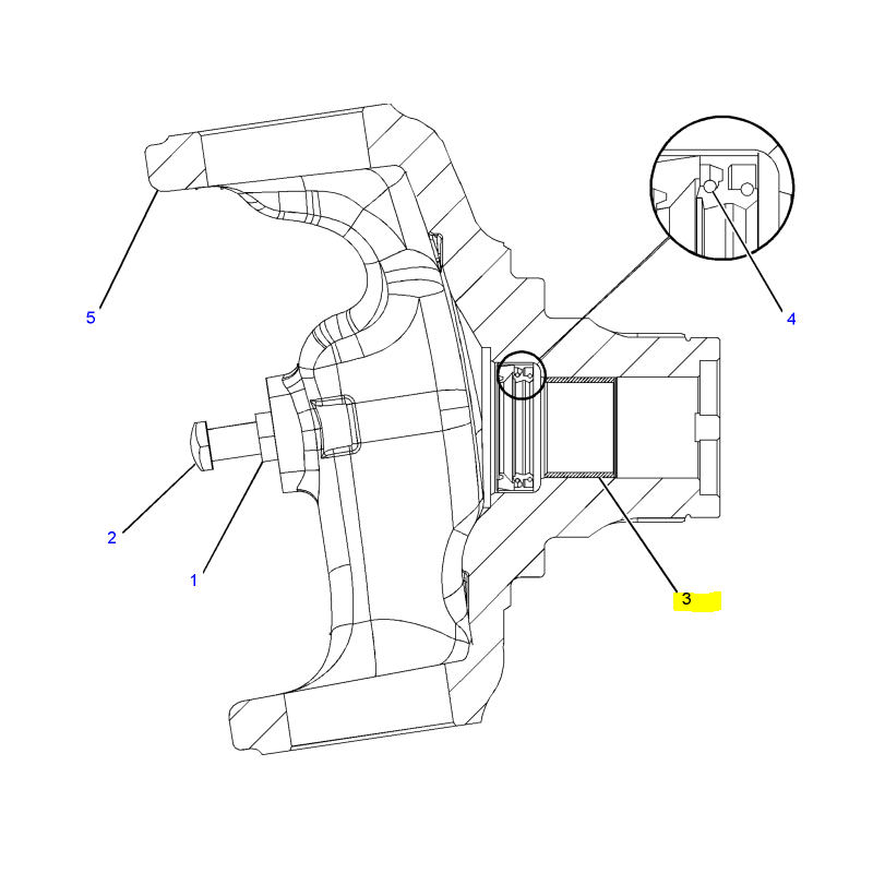 ВТУЛКА КРОССОВЕРА CAT ЭКСКАВАТОР-ПОГРУЗЧИК ПОГРУЗЧИК