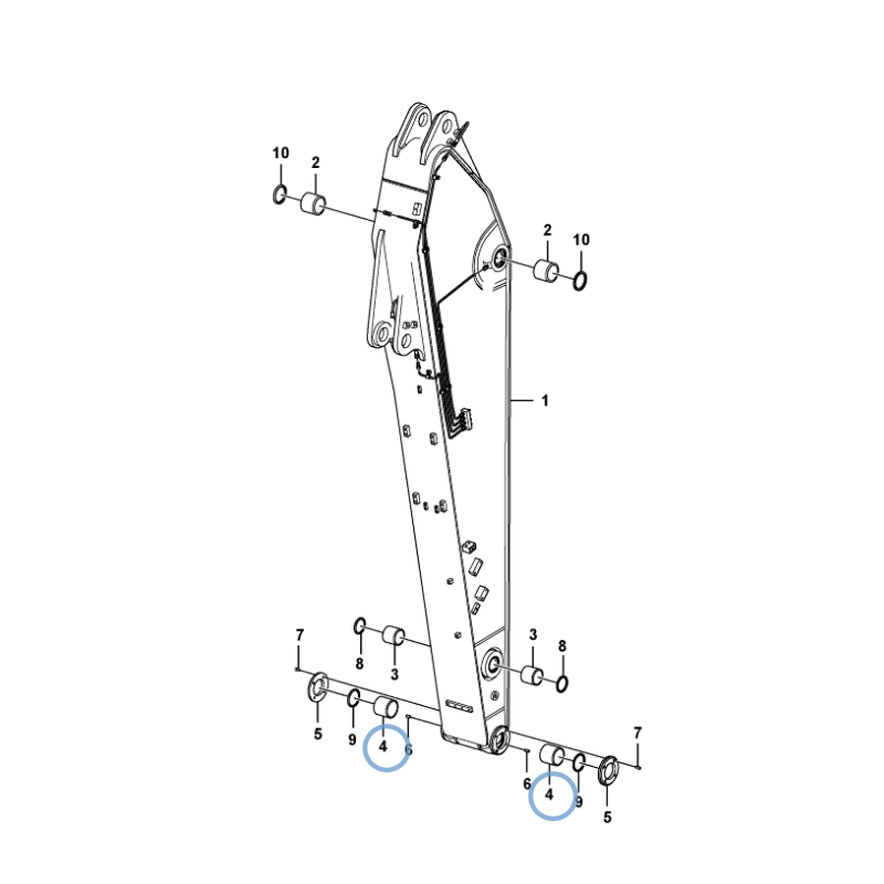 ВТУЛКА КРЕПЛЕНИЯ КОВША ЭКСКАВАТОР VOLVO