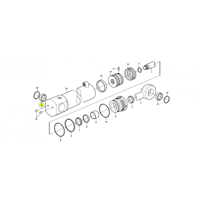 ВТУЛКА ПРИВОДА TILIT VOLVO ЭКСКАВАТОР-ПОГРУЗЧИК