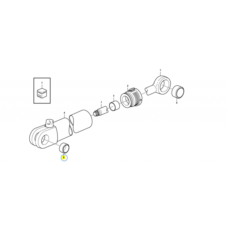 ВТУЛКА ПРИВОДА BOOM ЭКСКАВАТОР-ПОГРУЗЧИК VOLVO