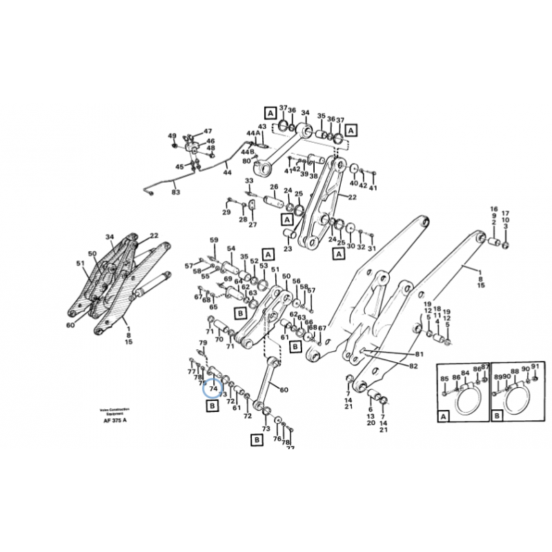 ШТИФТ КОВША VOLVO ЗАРЯДНОЕ УСТРОЙСТВО CVA