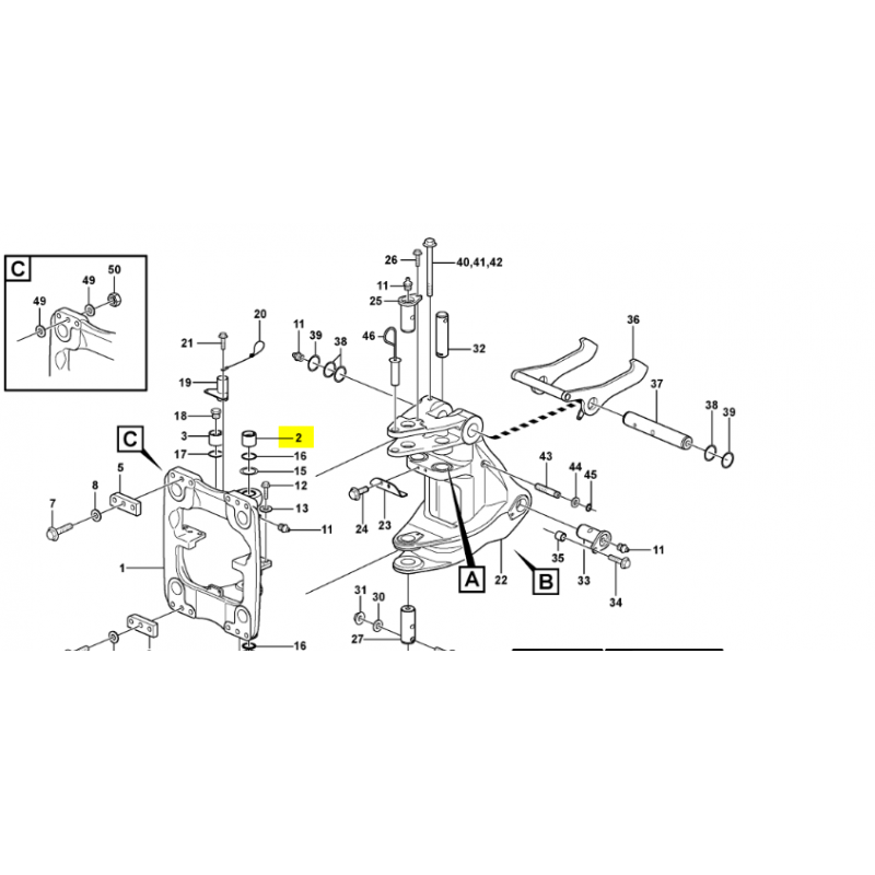 ВТУЛКА САНИ БРОНЗА VOLVO ЭКСКАВАТОР-ПОГРУЗЧИК