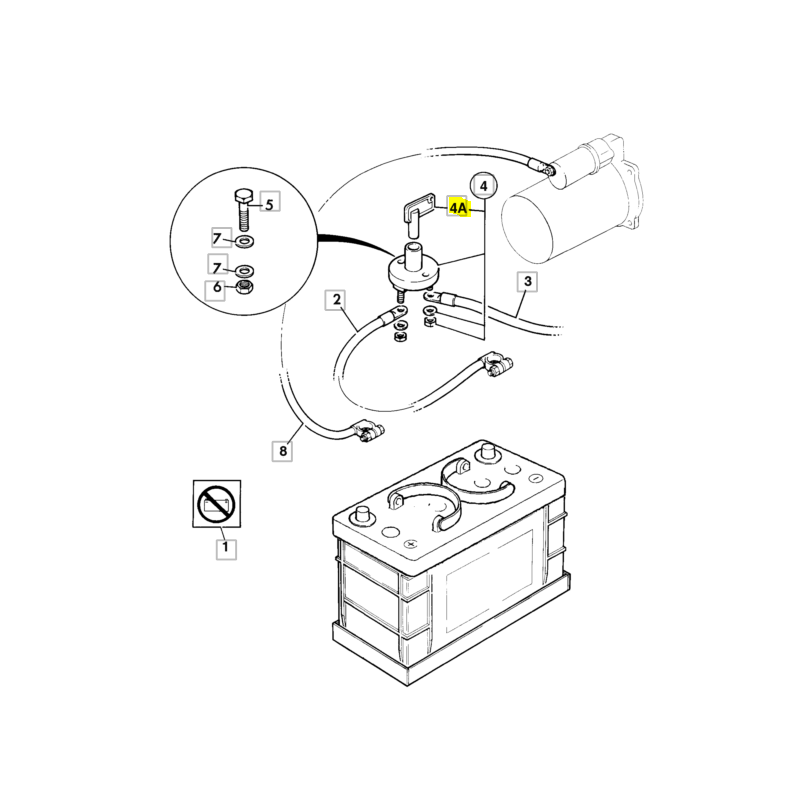 КЛЮЧ ОТКЛЮЧЕНИЯ ВЕСА СТРОИТЕЛЬНОЙ ТЕХНИКИ JCB CVA