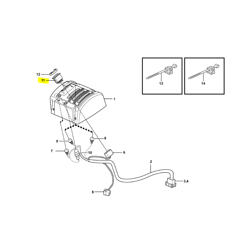 ПЕРЕКЛЮЧАТЕЛЬ OEM ЗАРЯДНОЕ УСТРОЙСТВО VOLVO L150F L220F