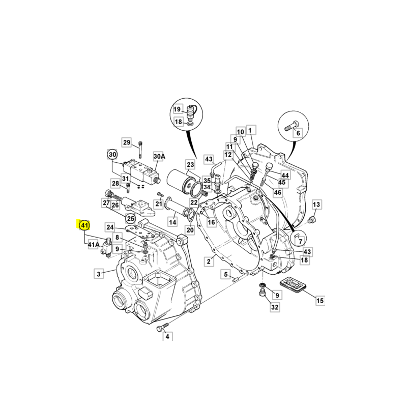 УПЛОТНЕНИЕ КОРОБКИ ПЕРЕДАЧ JCB ЭКСКАВАТОР-ПОГРУЗЧИК