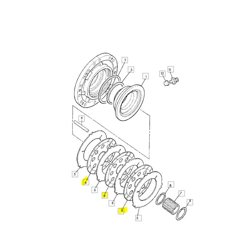 ТОРМОЗНОЙ ДИСК CVA JCB 3CX 4CX