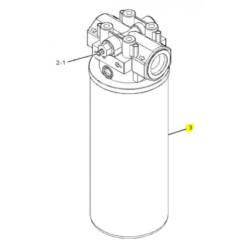 ГИДРАВЛИЧЕСКИЙ ФИЛЬТР CAT ЭКСКАВАТОР-ПОГРУЗЧИК