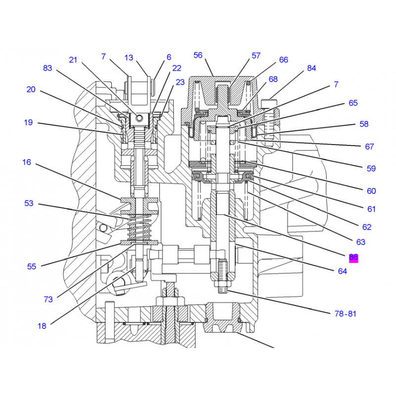 ШТИФТ РЕГУЛЯТОРА ИНЖЕКТОРА ДВИГАТЕЛЯ CAT