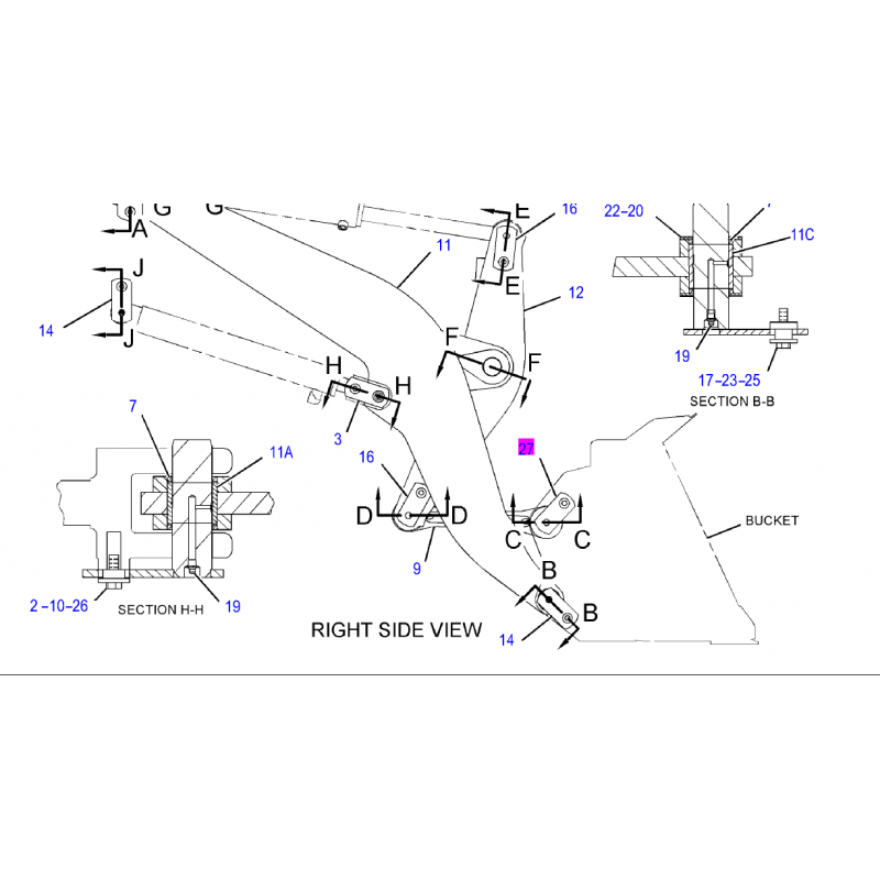 КОВШОВЫЙ ШТИФТ CAT CHARGER