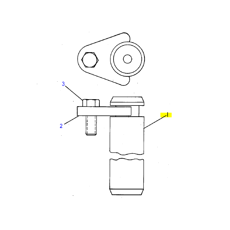 ШТИФТ В ПЛУГЕ БУЛЬДОЗЕРА CAT БУЛЬДОЗЕР СЕРИИ N H