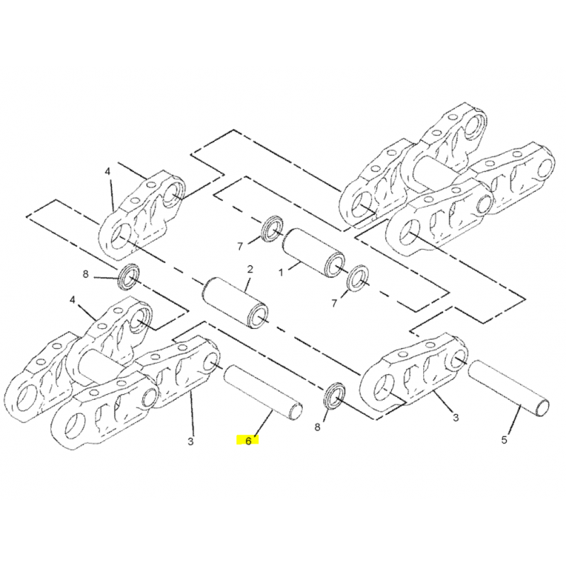 ШТИФТ 37X208 ГУСЕНИЧНЫЙ ЭКСКАВАТОР CAT