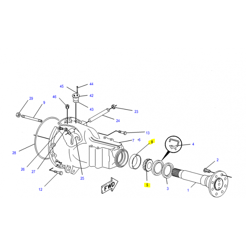 ЭКСКАВАТОР-ПОГРУЗЧИК СЕРИИ B C D FERSA CAT В СБОРЕ С ЗАДНИМ МОСТОМ