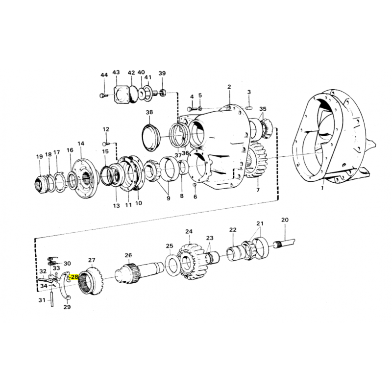 ДИФФЕРЕНЦИАЛЬНЫЙ ШТИФТ ПОГРУЗЧИКА VOLVO