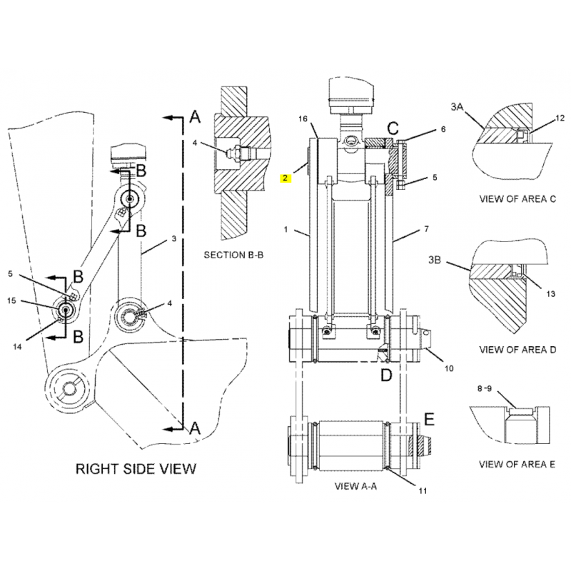 ШТИФТ КОВША 55X253 МИНИ-ЭКСКАВАТОР CAT