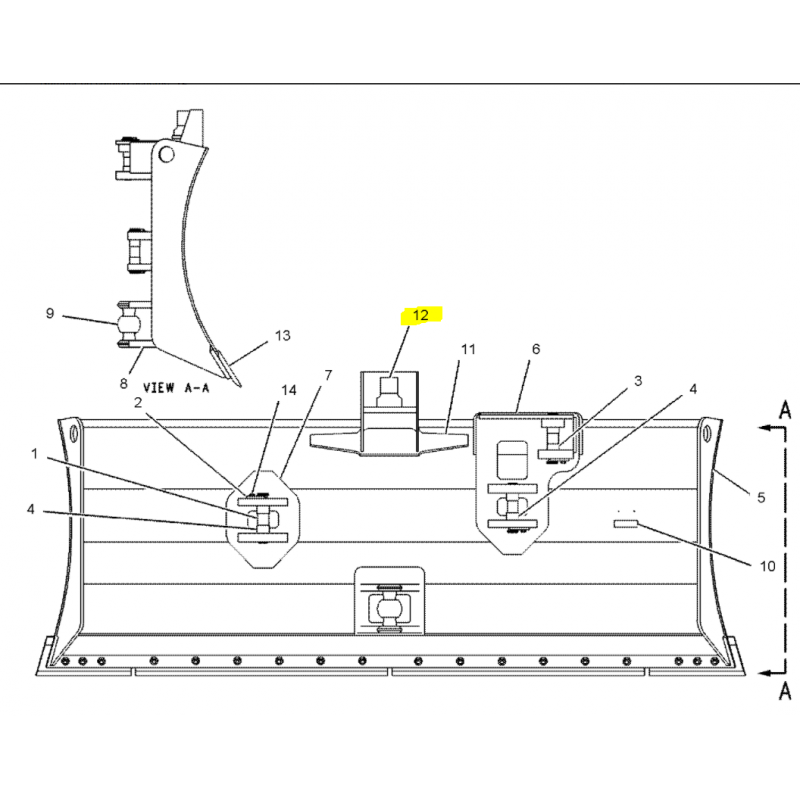 КОНТАКТНЫЙ ПЛУГ CAT БУЛЬДОЗЕР ОРИГИНАЛ