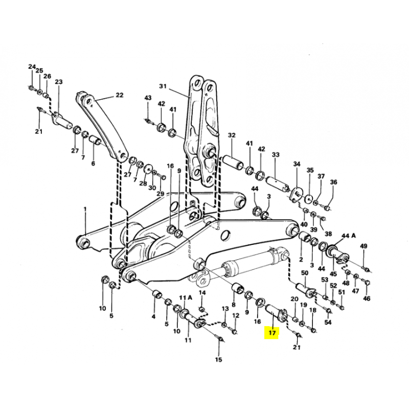Штифт рычага 90X250 зарядное устройство VOLVO