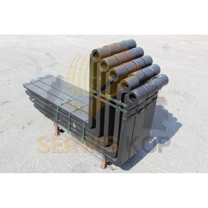 Pallet forks suitable for JCB telehandlers / 125x40x1200