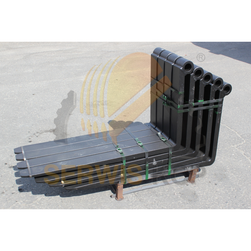 Pallet forks suitable for JCB telehandlers / 125x40x1200